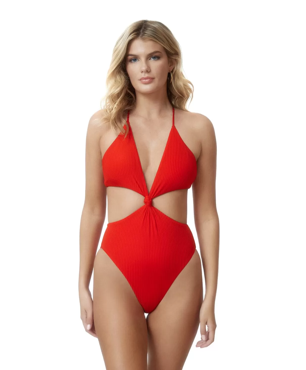 PQ Swim One Pieces*Calypso Knot Cutout One Piece (Final Sale)