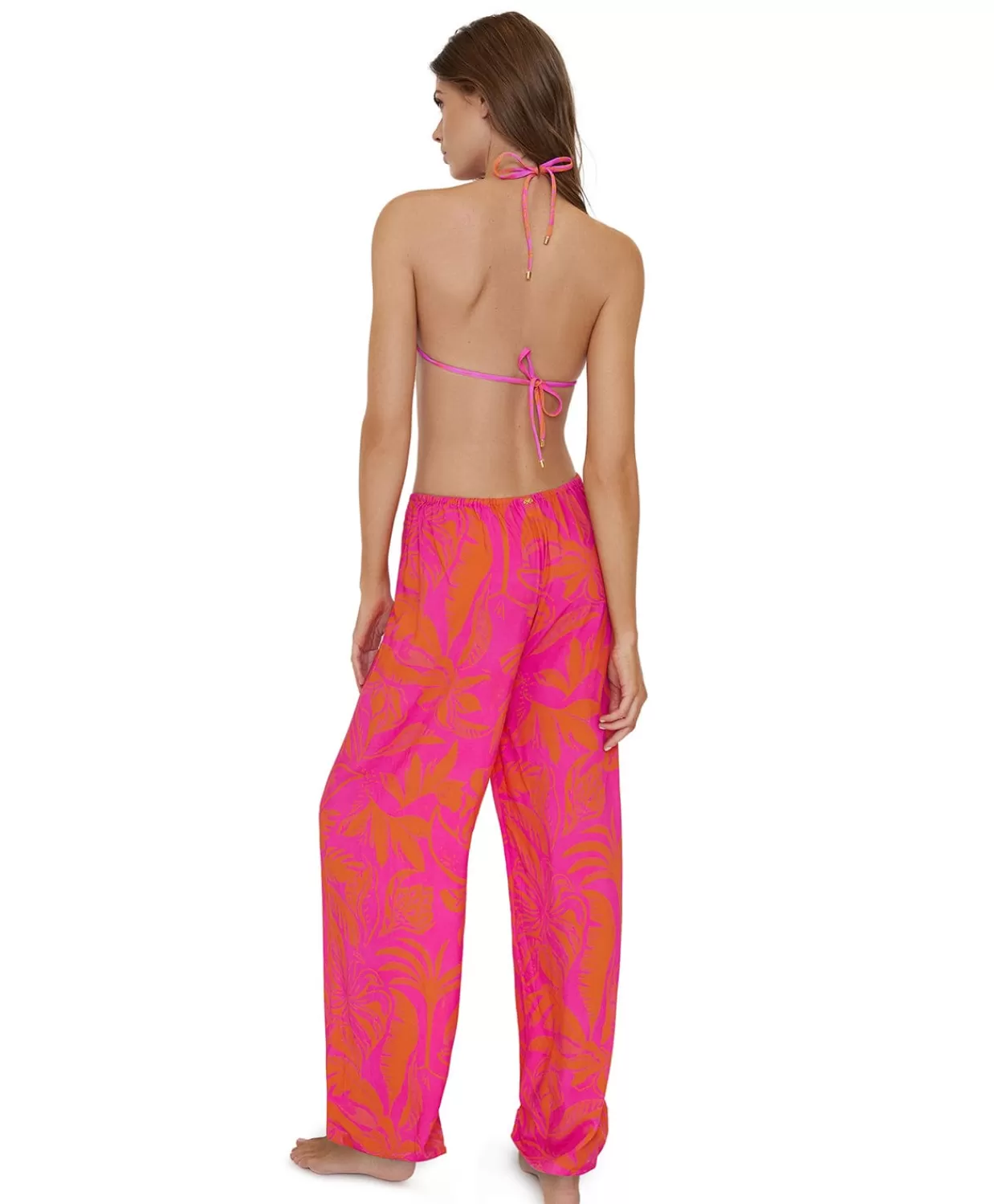 PQ Swim Cover Ups + Dresses*Del Mar Palms James Tie Pant (Final Sale)