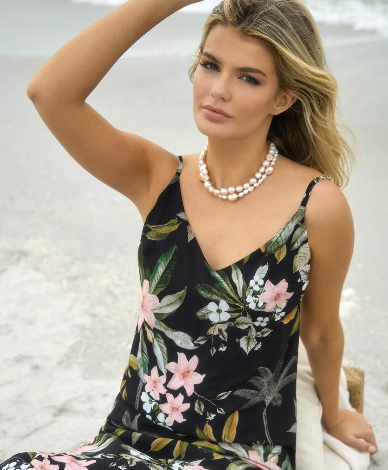 PQ Swim Cover Ups + Dresses*Gasparilla Amelia Slip Dress (Final Sale)