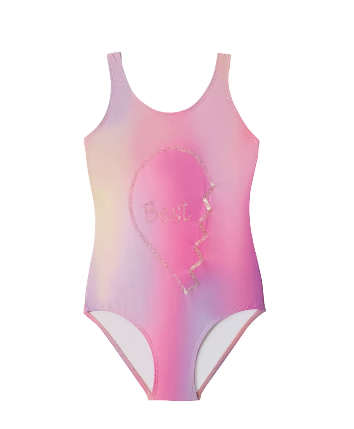 PQ Swim One Pieces*Kids Cotton Candy Tie Dye Best One Piece