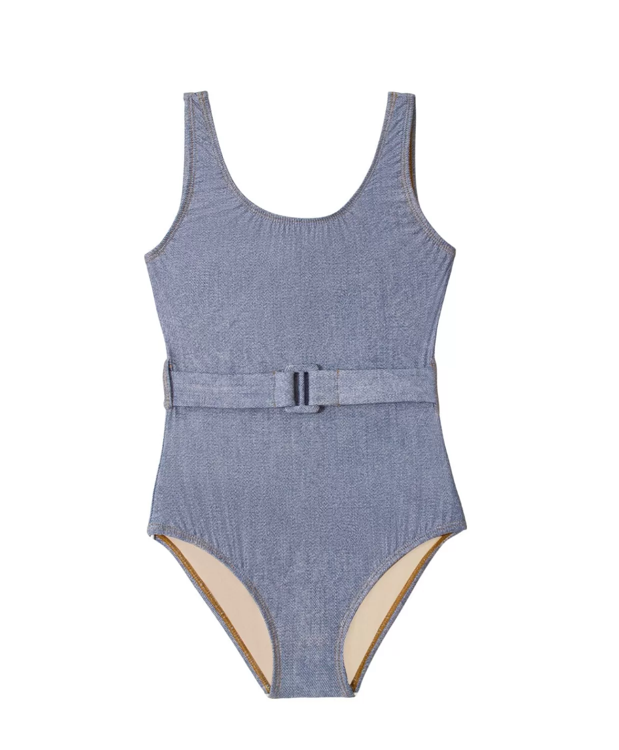 PQ Swim One Pieces*Kids Indie Sky Belted One Piece