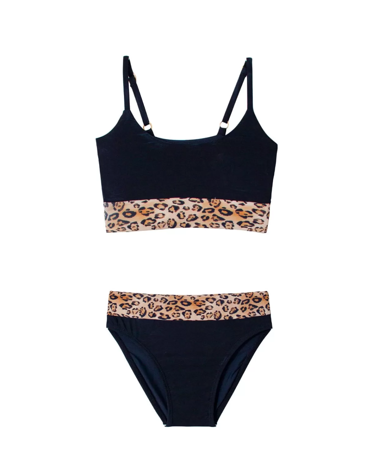 PQ Swim Bikinis*Kids Leopard Belted Bikini