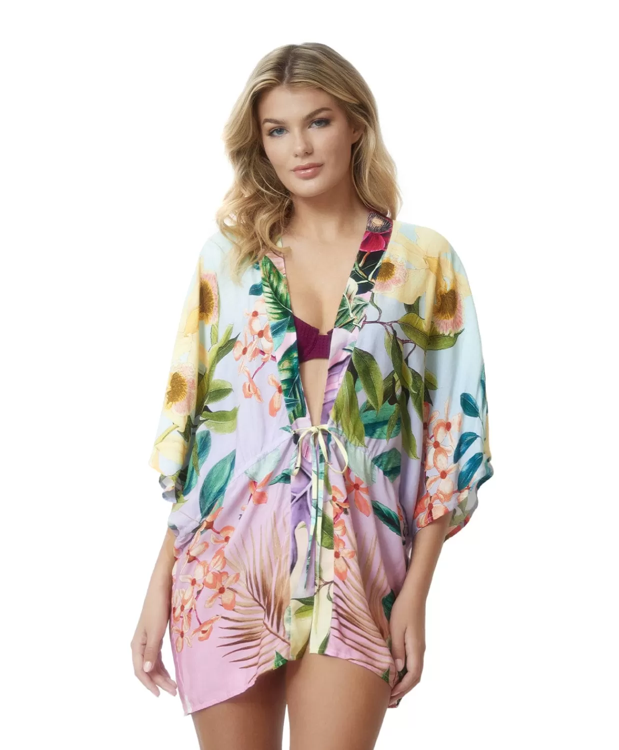 PQ Swim Cover Ups + Dresses*Lavender Oasis Katrina Cover Up