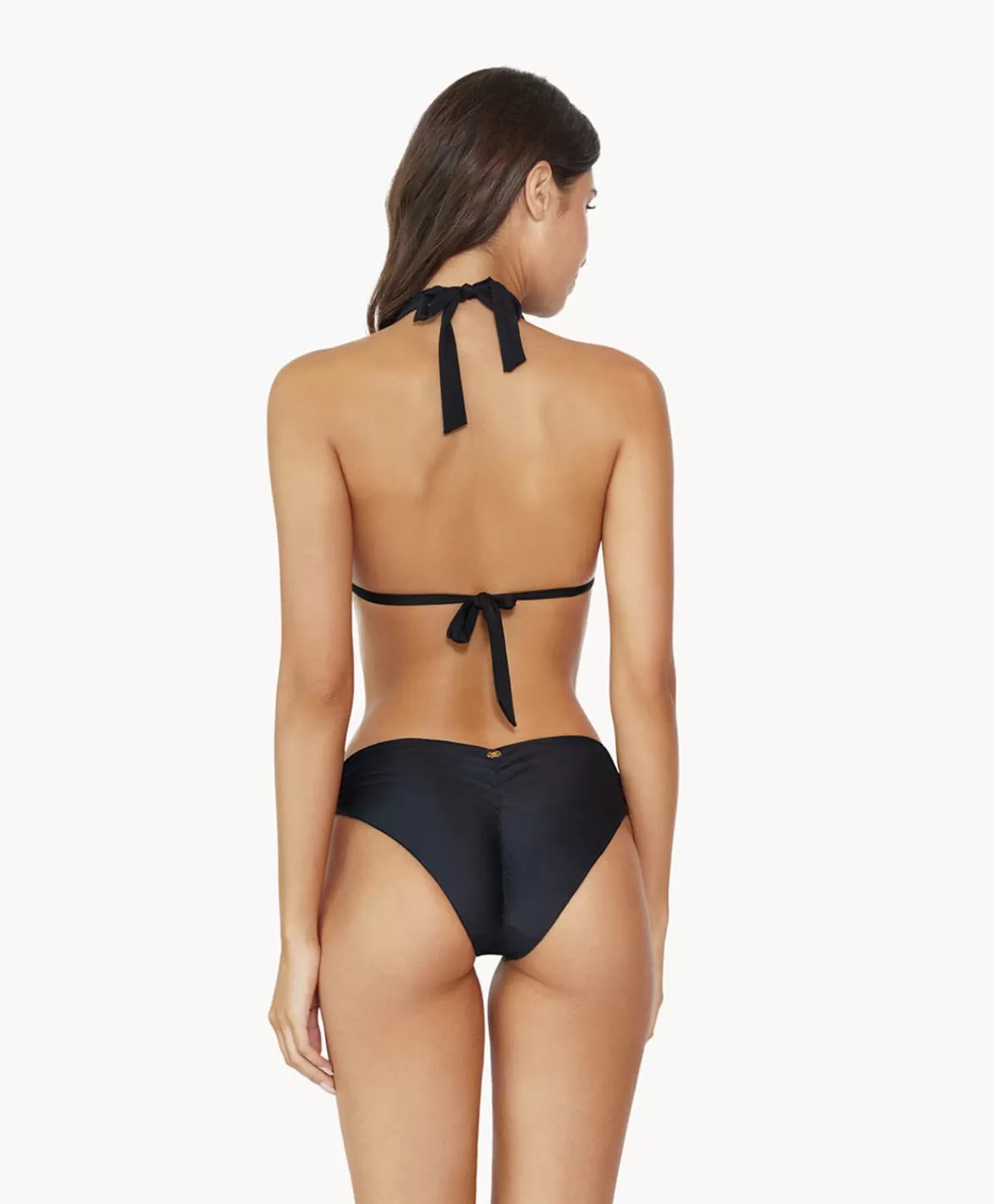 PQ Swim Bikini Bottoms*Midnight Basic Ruched Bottoms