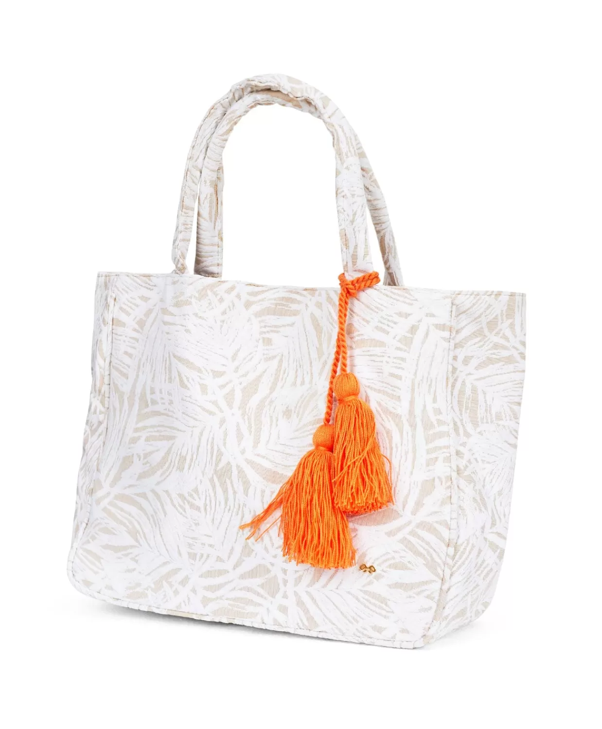 PQ Swim Bags*Orange Tassel Tote