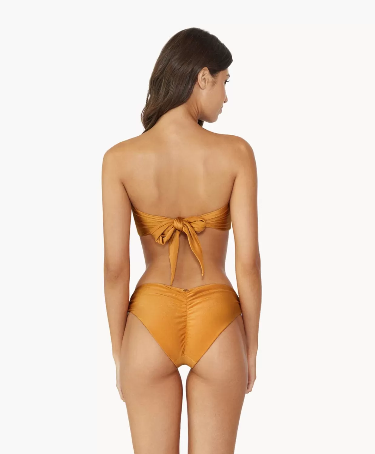 PQ Swim Bikini Bottoms*Sand Dune Basic Ruched Bottoms