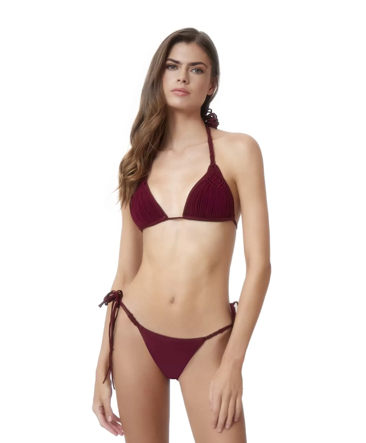 PQ Swim Bikini Bottoms*Sangria Mila Tie Bottoms (Final Sale)