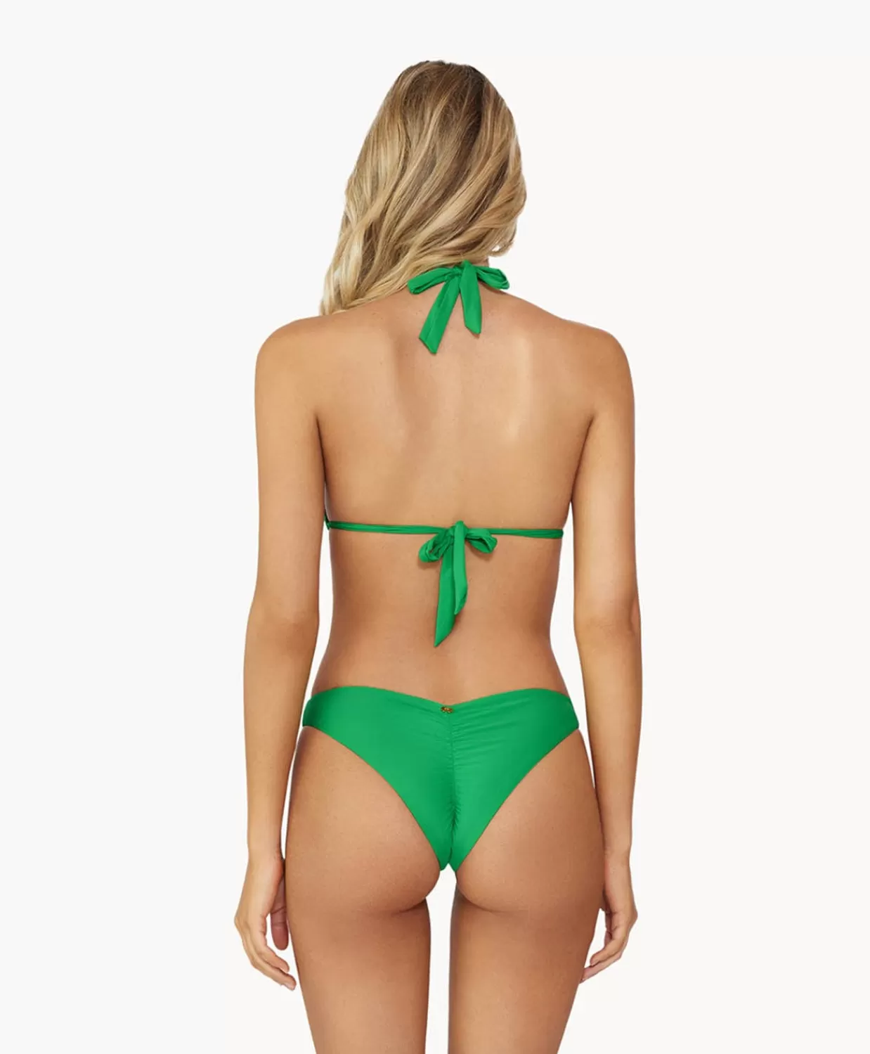 PQ Swim Bikini Bottoms*Seaweed Basic Ruched Bottoms