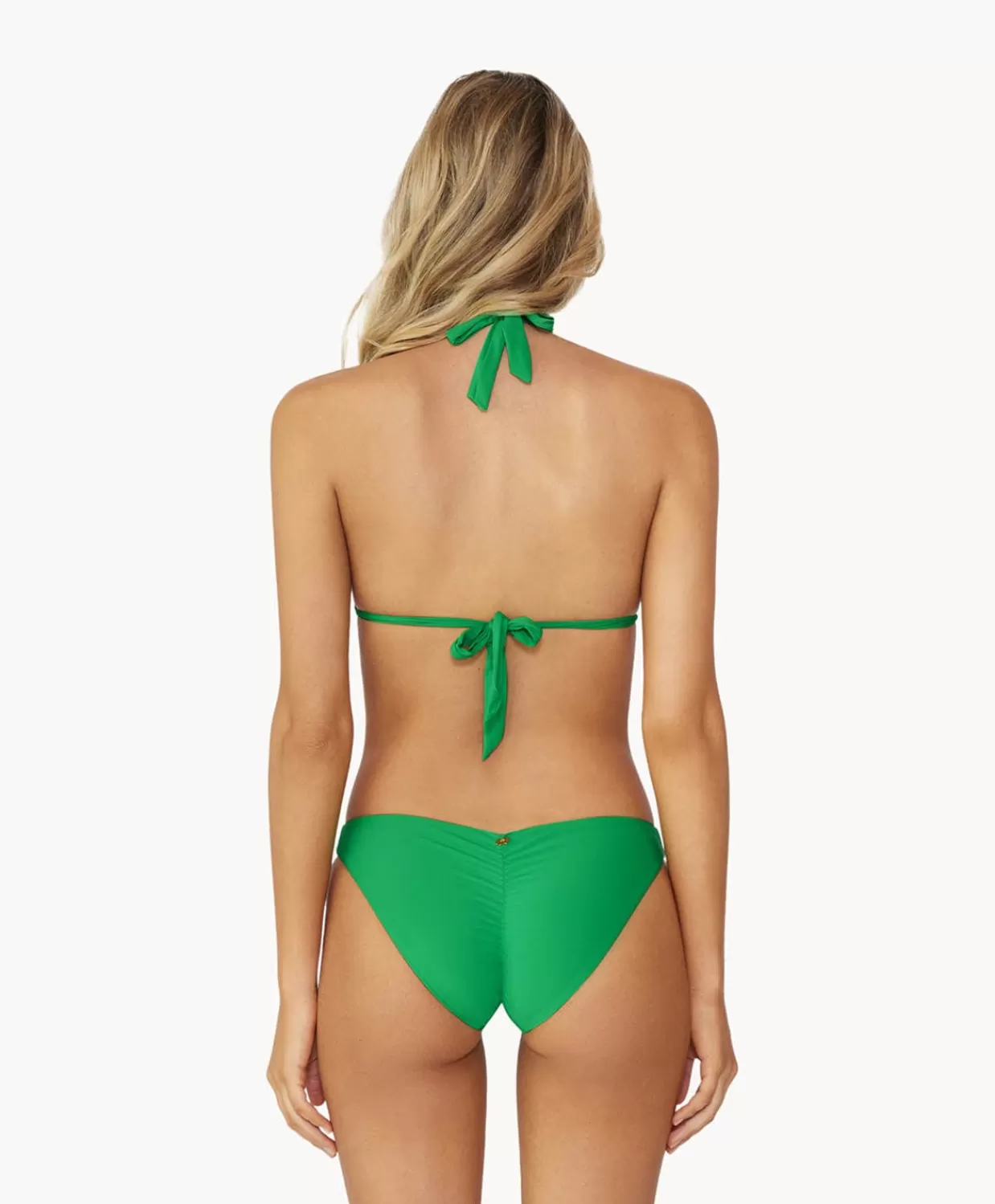 PQ Swim Bikini Bottoms*Seaweed Basic Ruched Bottoms