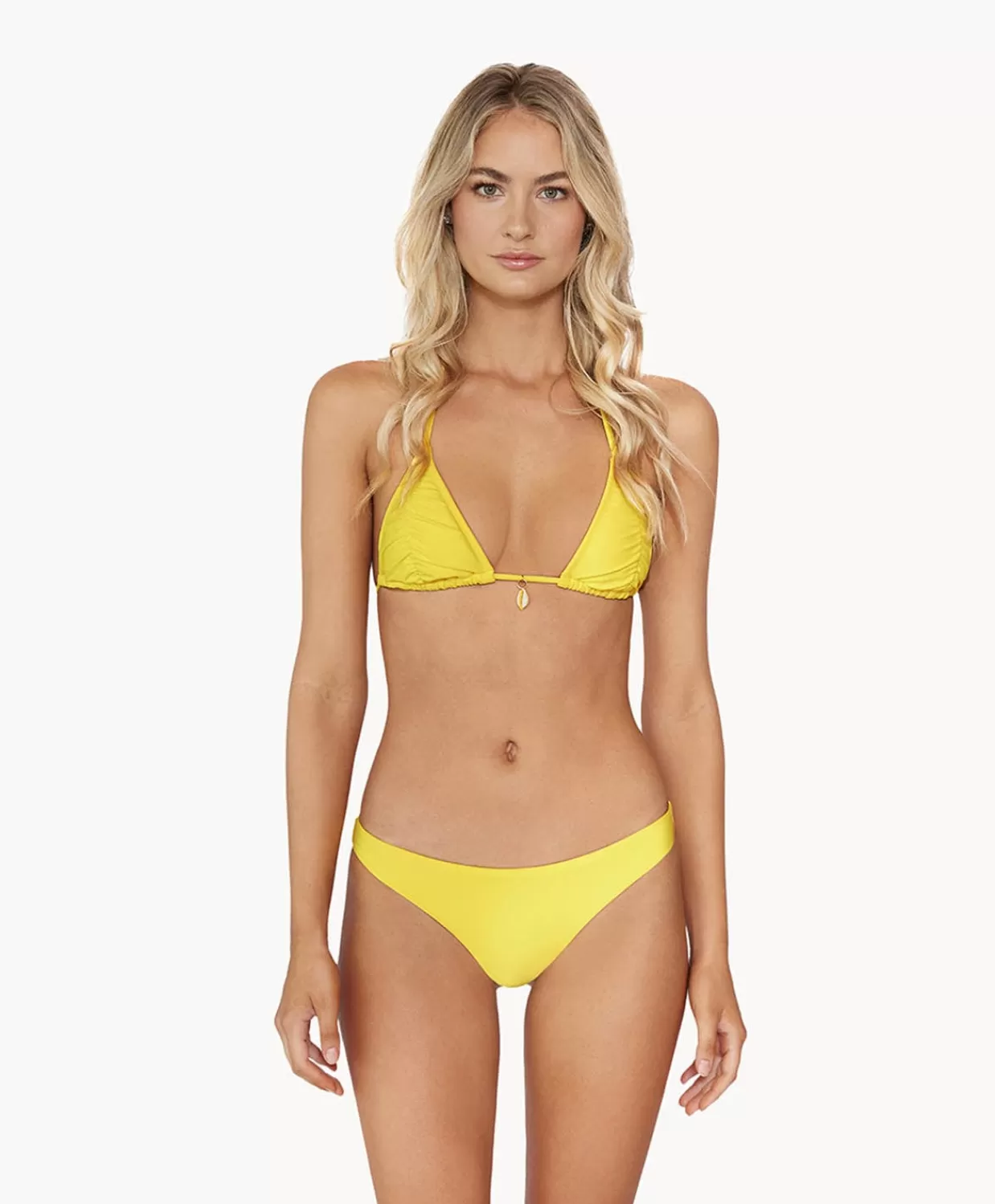 PQ Swim Bikinis*Sunshine Ruched Tri Top