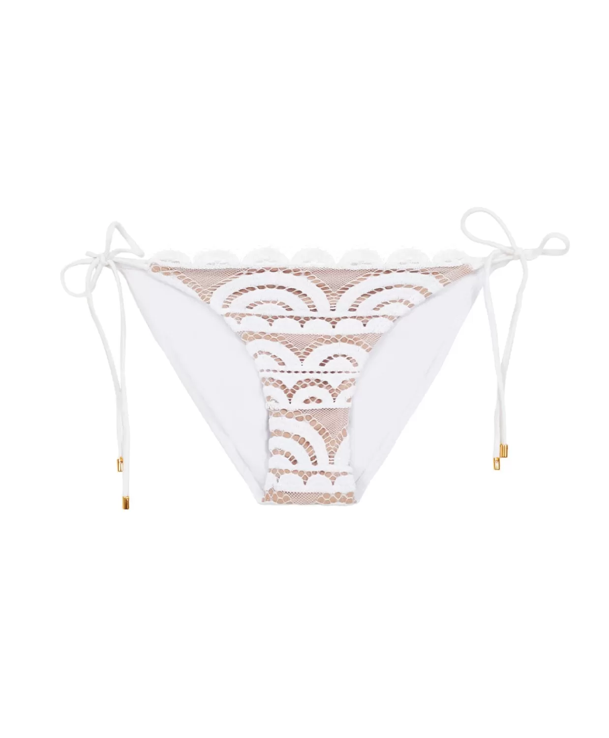 PQ Swim Bikini Bottoms*Water Lily Lace Tie Bottoms