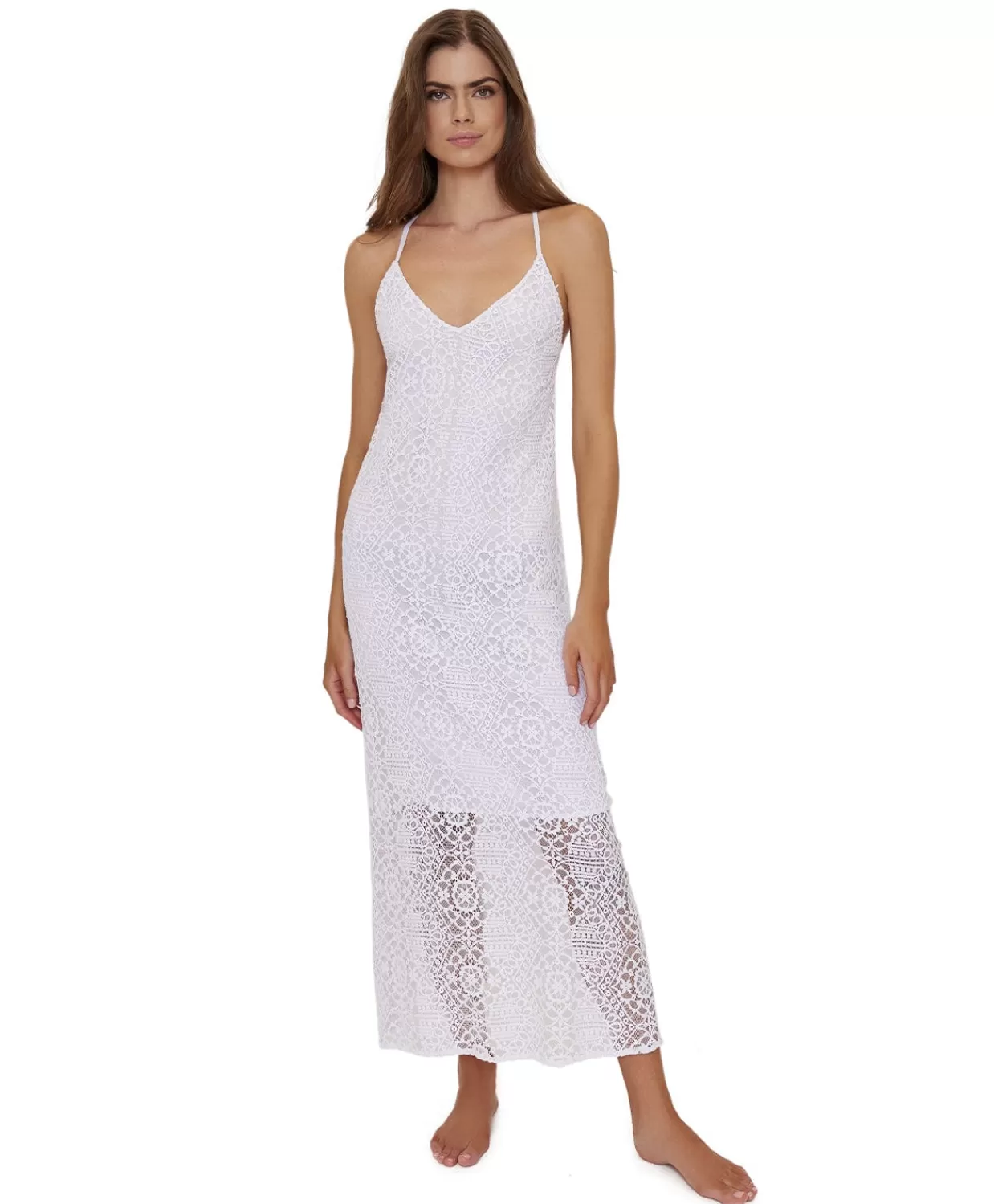 PQ Swim Cover Ups + Dresses*Water Lily Liana Lace Dress (Final Sale)